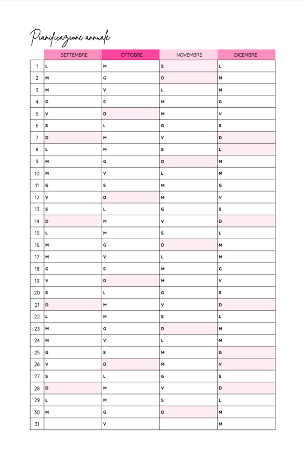 La BellAgenda 2025/2026 - Teacher Planner (Fucsia)