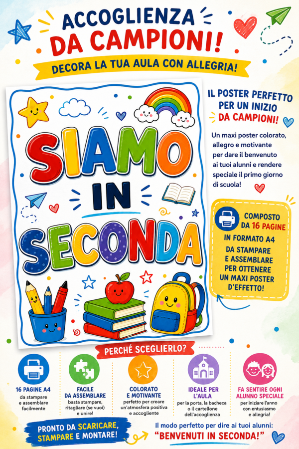 POSTER: SIAMO IN SECONDA