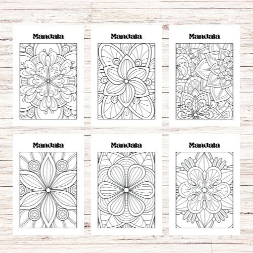 48 Mandala da colorare