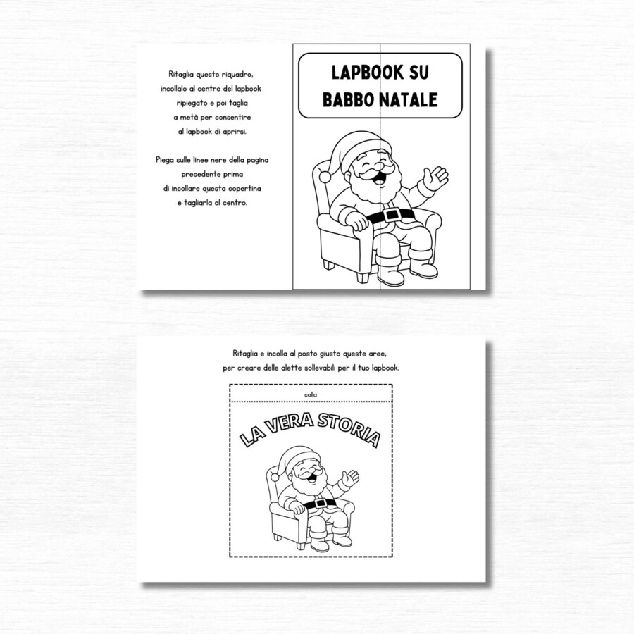 Lapbook su Babbo Natale