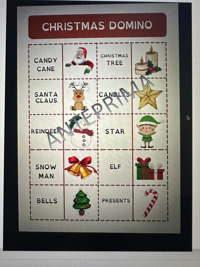 Christmas Domino