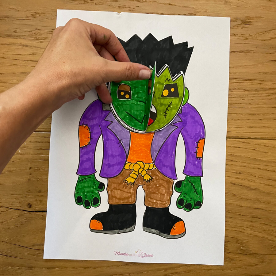 Frankenstein multi-face - Halloween