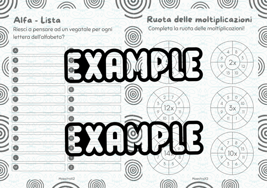 Il libro delle ATTIVITA' RIEMPITEMPO