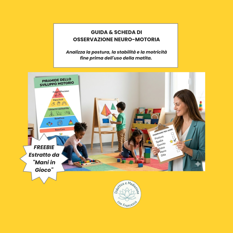 Freebie schede di osservazione della  motricità