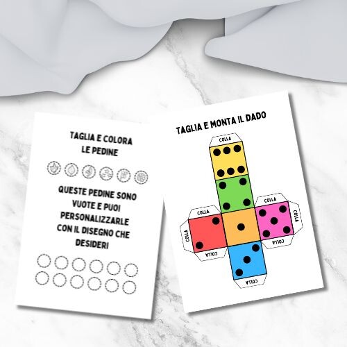 Gioco da stampare con gli animali della fattoria