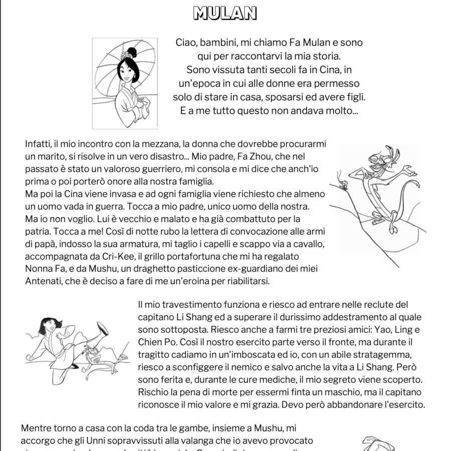 Mulan - Giornata della Donna