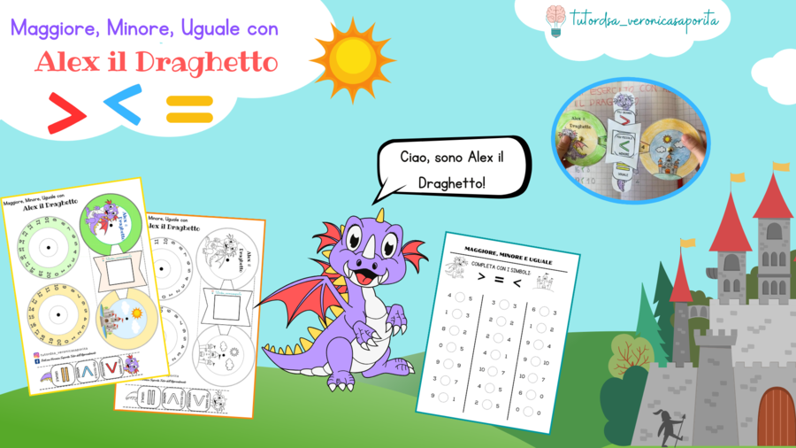 Maggiore, minore e uguale con ALEX il DRAGHETTO