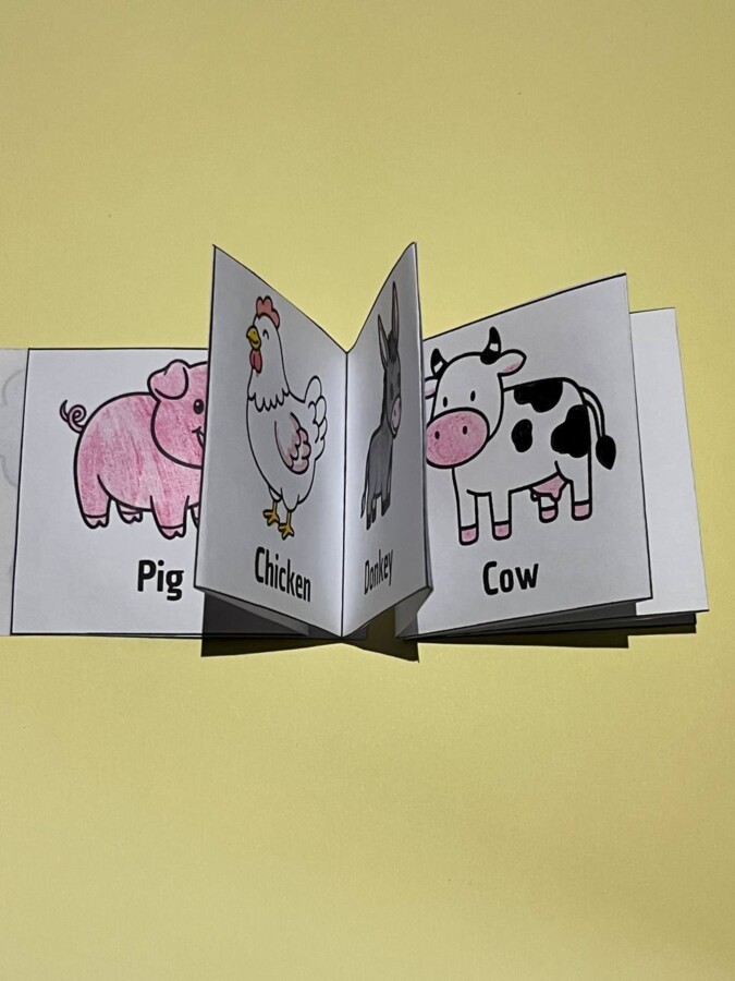 Lapbook a fisarmonica “Farm Animals” – Inglese per la scuola primaria