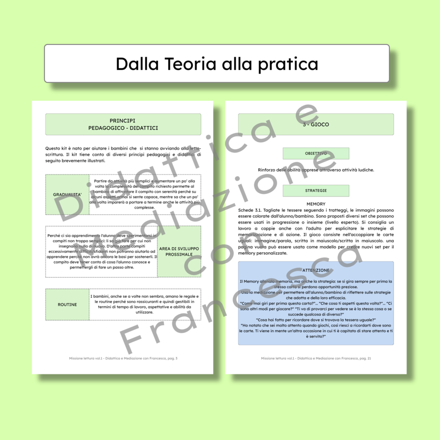 Missione lettura vol.1: Kit potenziamento sillabico e fonologico ispirato al Metodo Feuerstein per bambini con BES e DSA