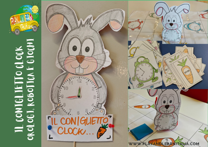 IL CONIGLIETTO CLOCK: OROLOGIO - GIOCHI E ROBOTICA