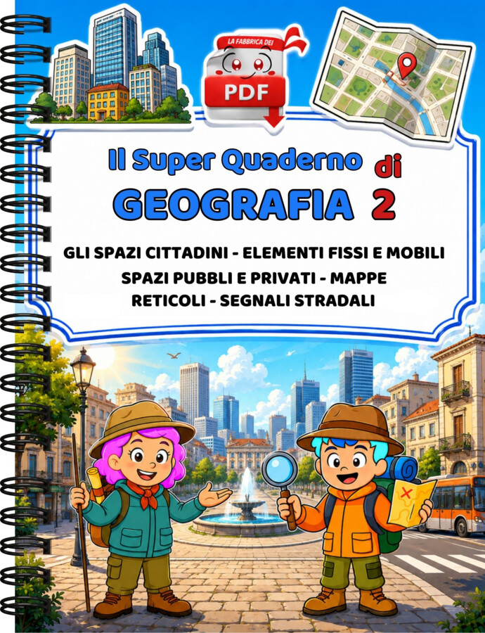 SUPER QUADERNO DI GEOGRAFIA 2 - Gli spazi cittadini