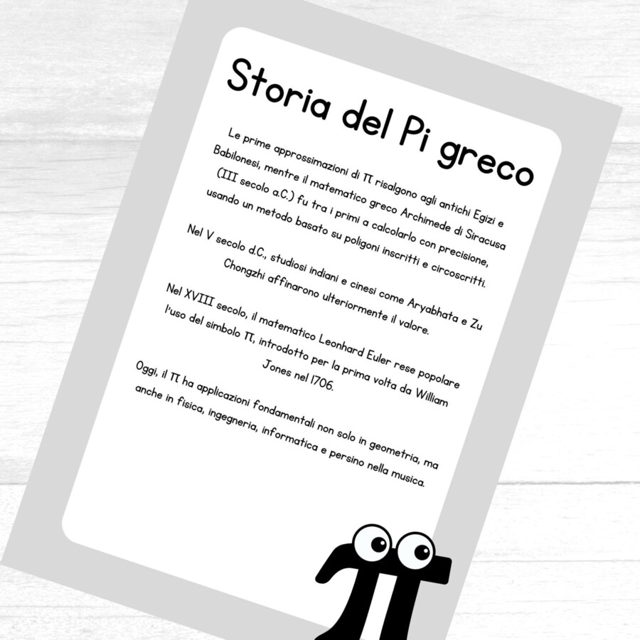 Schede didattiche Pi Greco - Pi Greco Day scuola primaria