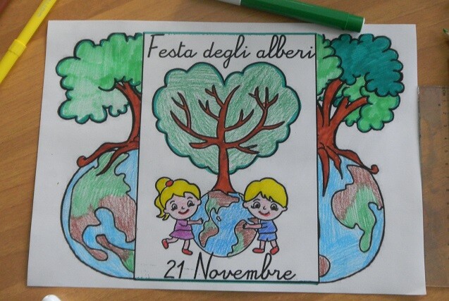 Festa degli alberi scheda pop up