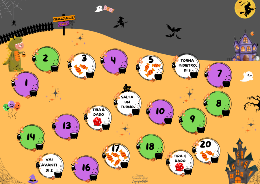 Il gioco di HALLOWEEN - La caccia alle caramelle