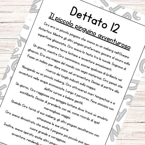 Dettati classe terza