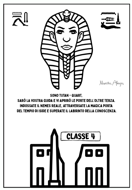 ACCOGLIENZA A TEMA EGIZIO CLASSE 4