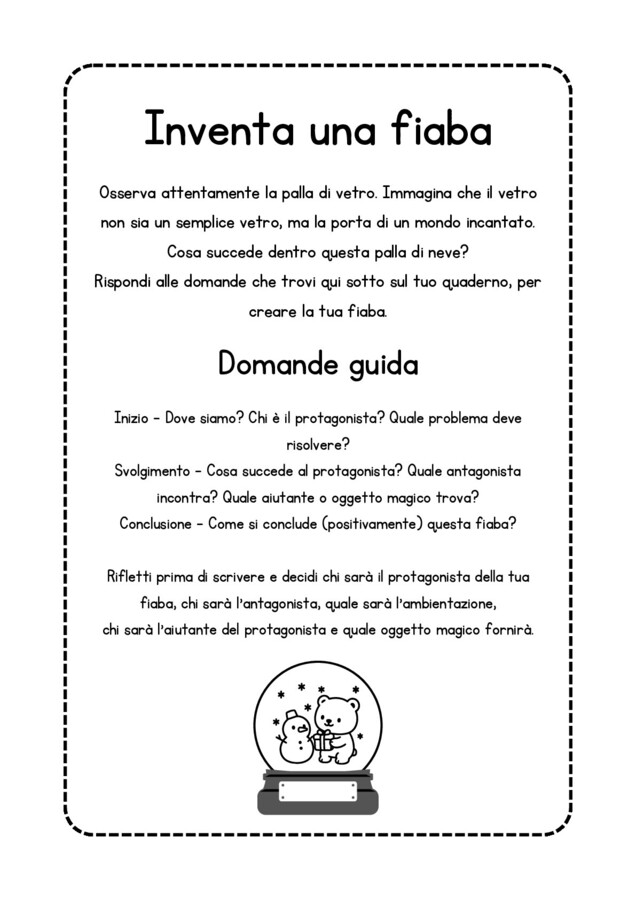 Fiabe nella palla di neve