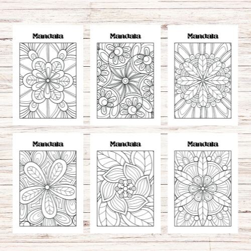 48 Mandala da colorare