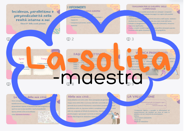 Lezione simulata interdisciplinare (anche UDA) su parallelismo e incidenza (geometria) di classe quinta.