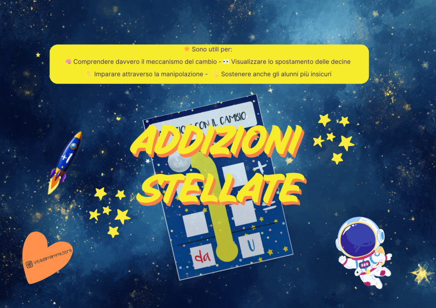 ADDIZIONI STELLATE- ADDIZIONI CON IL CAMBIO dI Vita da Mammestra