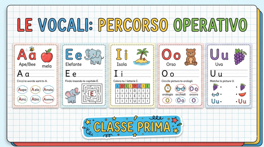 Percorso sulle vocali