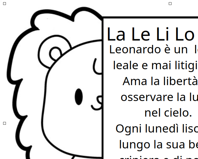 Lettera L di Leoncino Leonardo