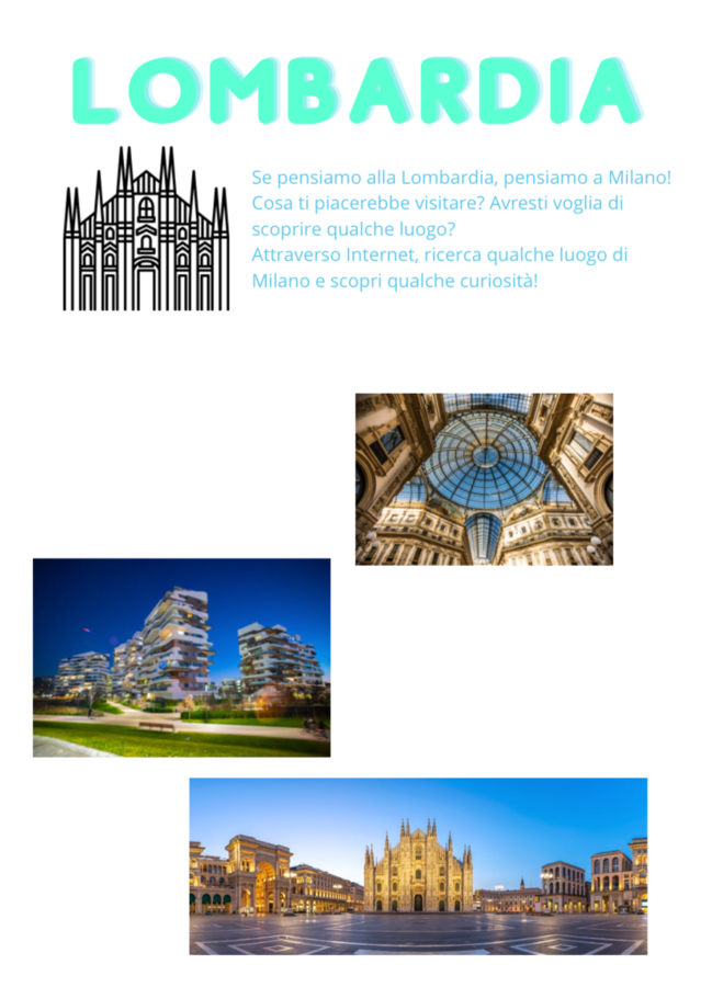 Approfondimenti regioni del nord Italia - geografia - classe quinta