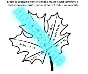 Sottrazioni con grandi numeri in colonna con disegni da colorare in base al risultato