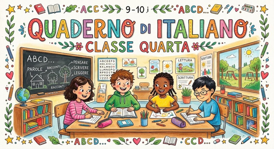 QUADERNO DEI TESTI - ITALIANO CLASSE QUARTA 4ª