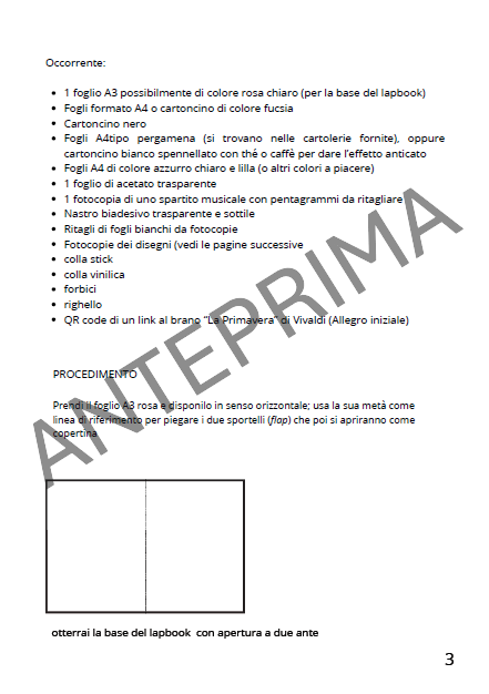 LAPBOOK "LA PRIMAVERA DI VIVALDI"