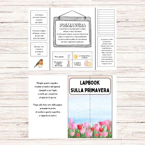 Lapbook primavera da stampare