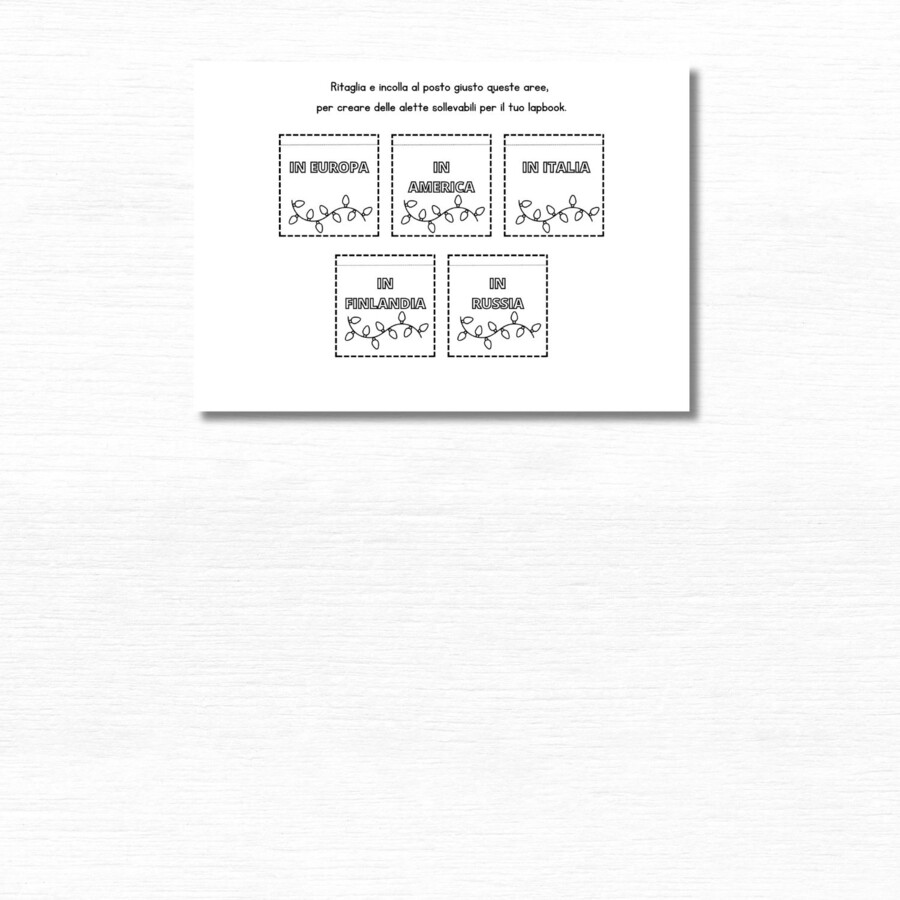 Lapbook su Babbo Natale