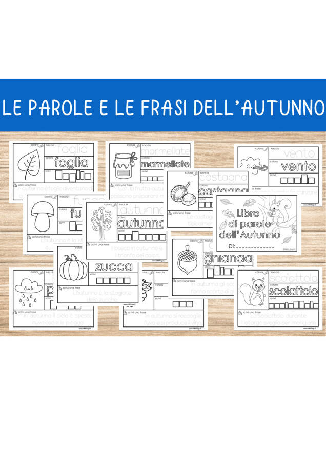 PACCHETTO DI PAROLE DELLE 4 STAGIONI