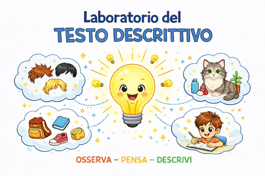 Laboratorio del  testo descrittivo: persone e animali