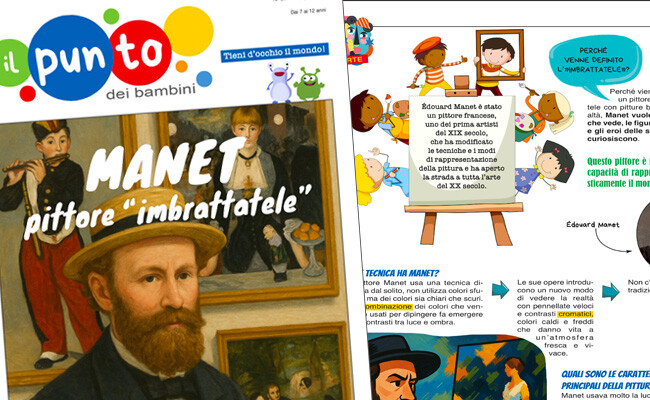 Manet spiegato ai bambini della scuola primaria