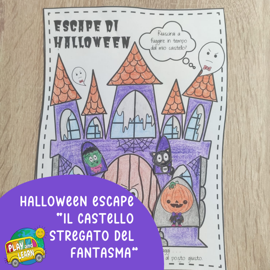 ESCAPE PLAY CARTACEA A TEMA HALLOWEEN!