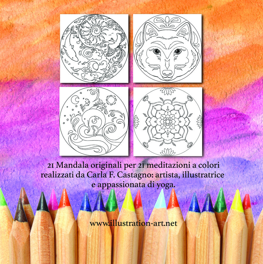 Mandala coloring e-book per grandi e piccini