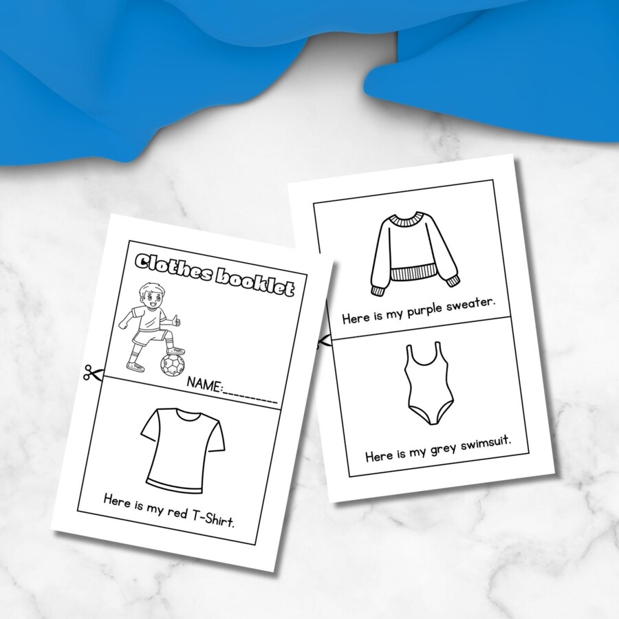 Libretto Clothes in inglese