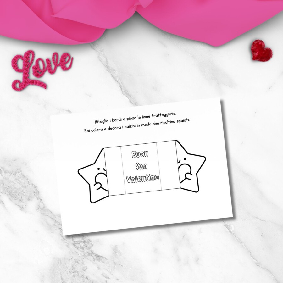 Biglietto San Valentino per bambini