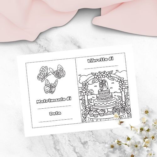 Disegni da colorare matrimonio