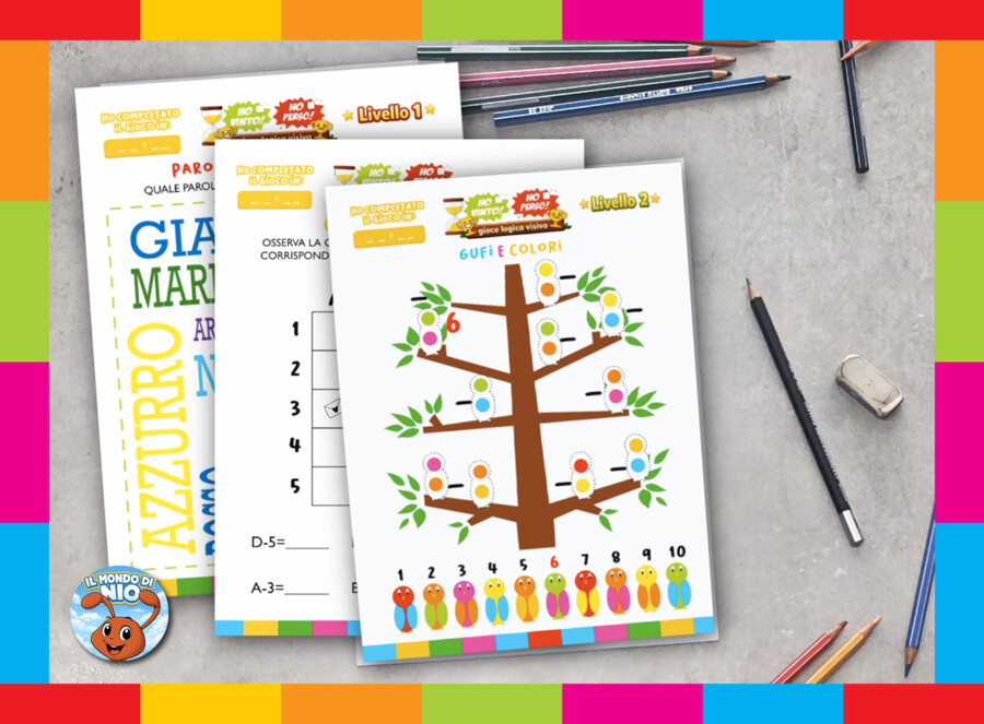 ​"Chi Vince?": 45 Sfide di Logica e Giochi a Tempo - Kit Scaccianoia per Ristorante, Feste e Viaggi (3 Livelli) - 6-10 anni