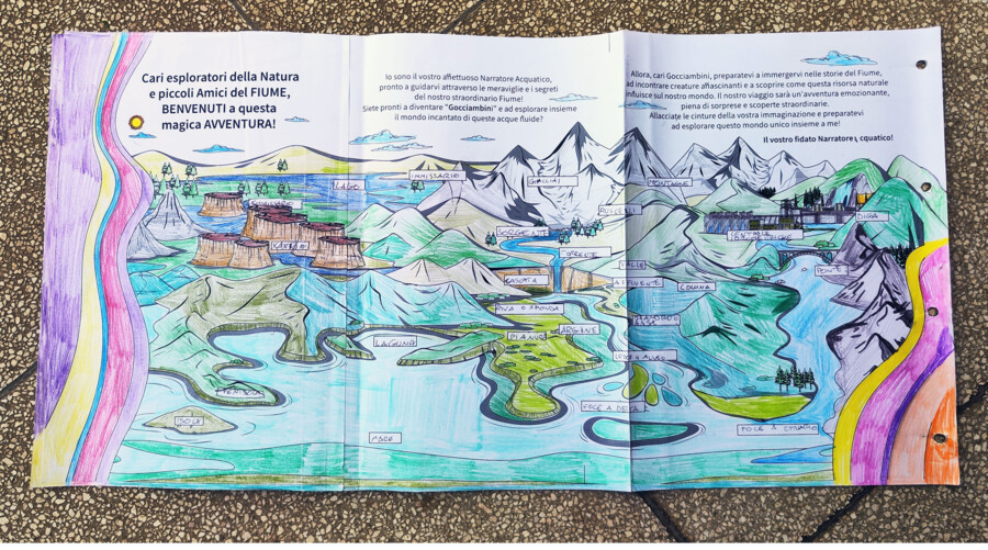“Viaggio nel Fiume” Estratto DIAGRAMMA + LETTERA DEL NAVIGATORE ACQUATICO