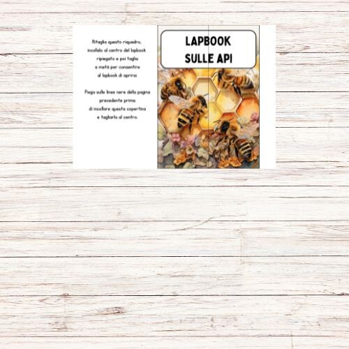 Lapbook sulle api da stampare