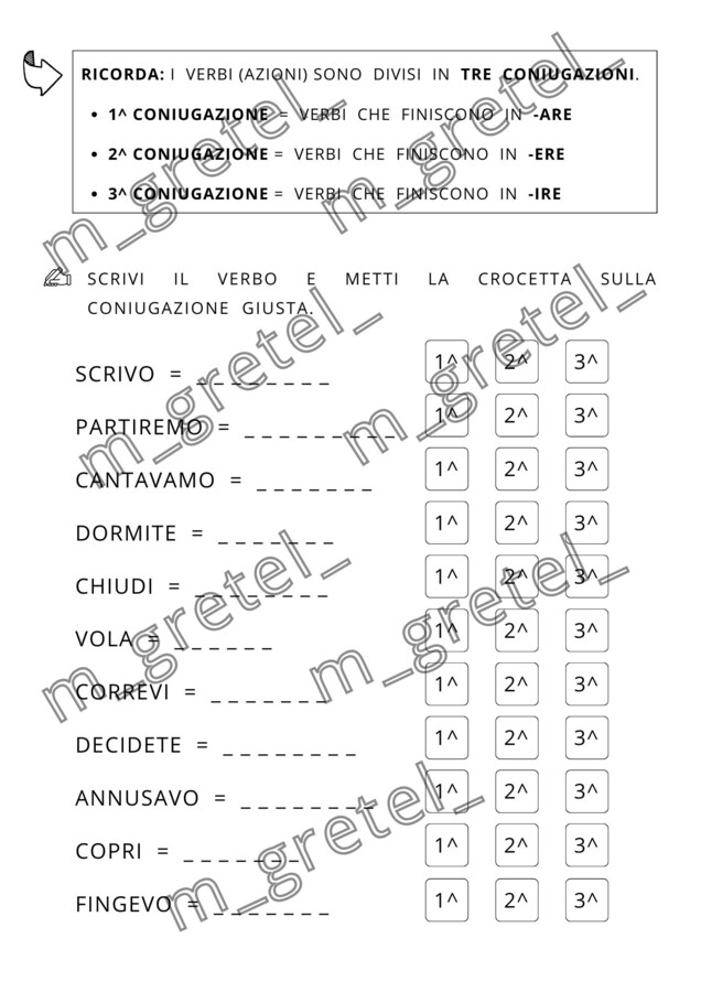 I VERBI