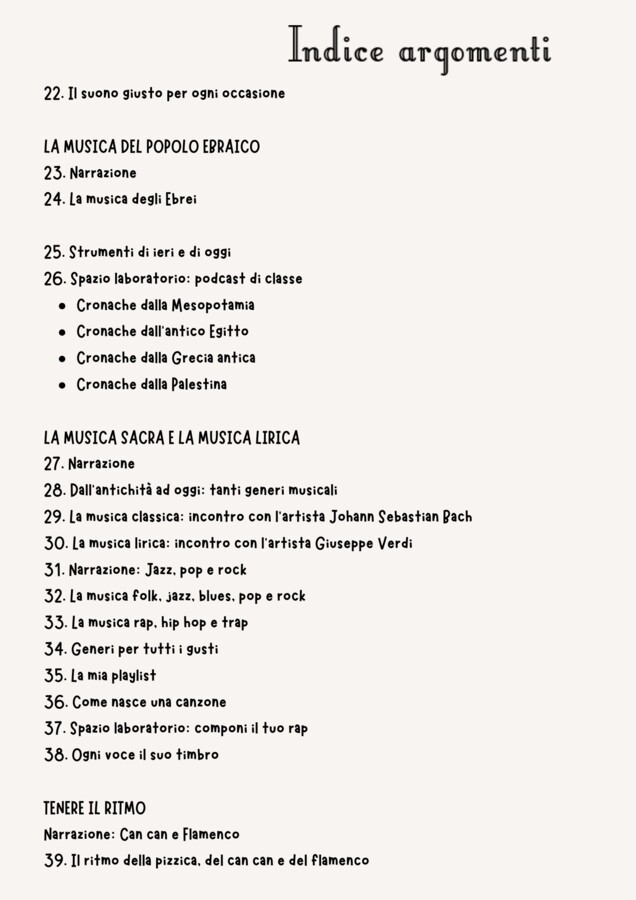 Nel Melodioso Mondo della Musica 4-5