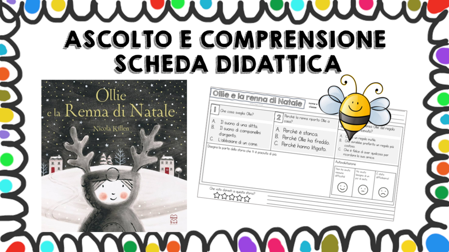 Ollie e la renna di Natale - scheda didattica comprensione