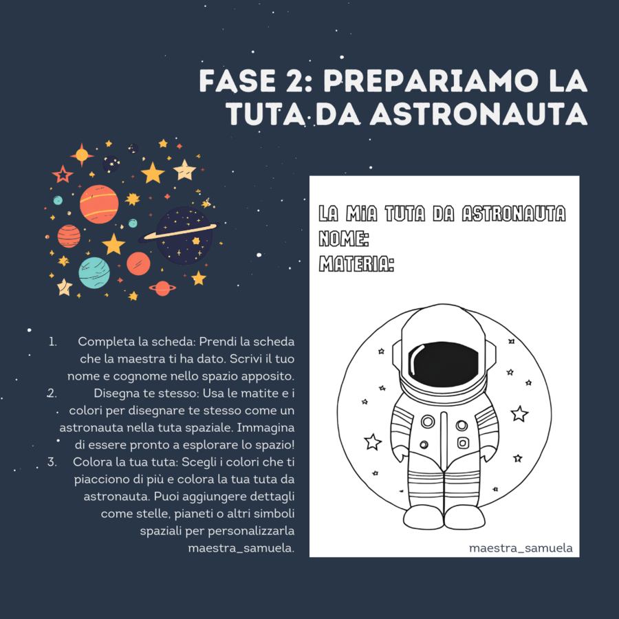 Accoglienza prima/seconda - "Il Grande Viaggio nello Spazio" 🌠