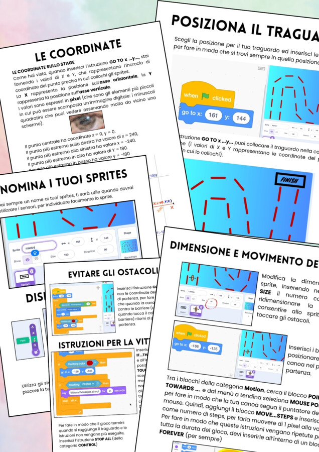 Giochi olimpici con Scratch: la canoa