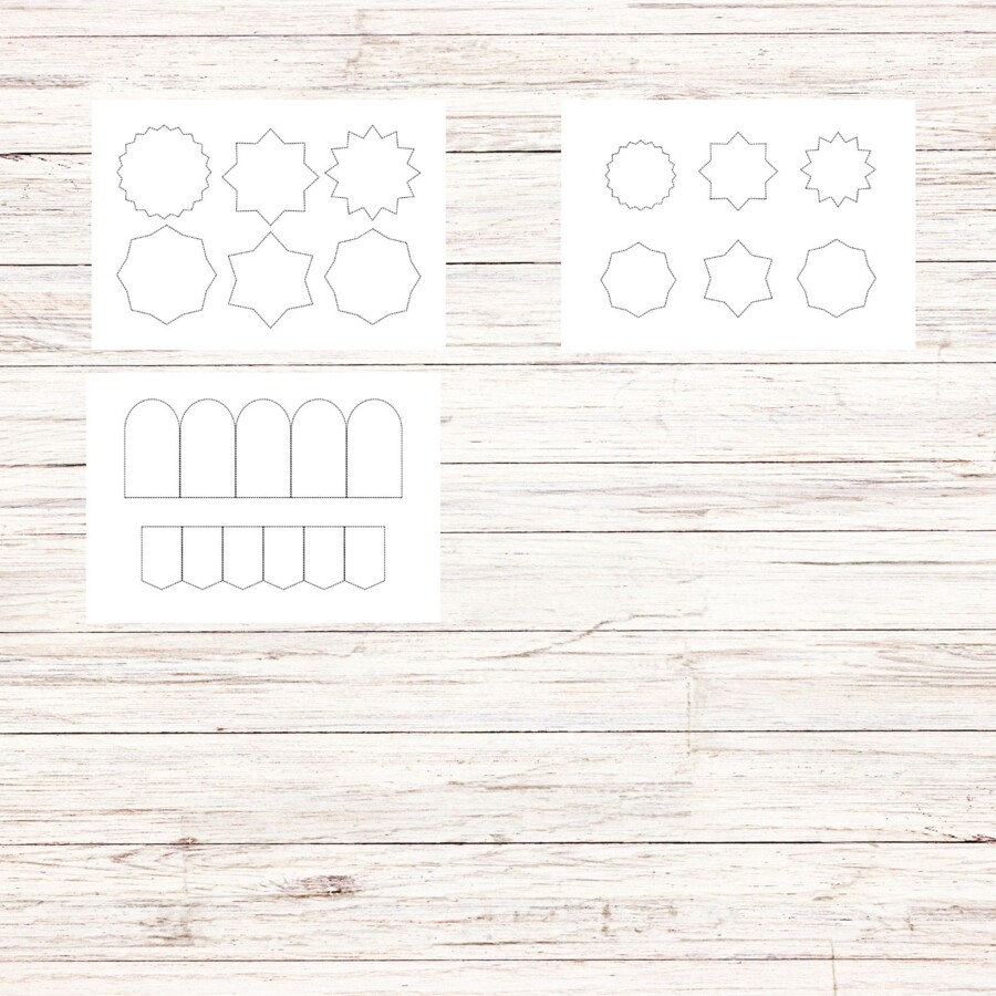 Lapbook template vuoto