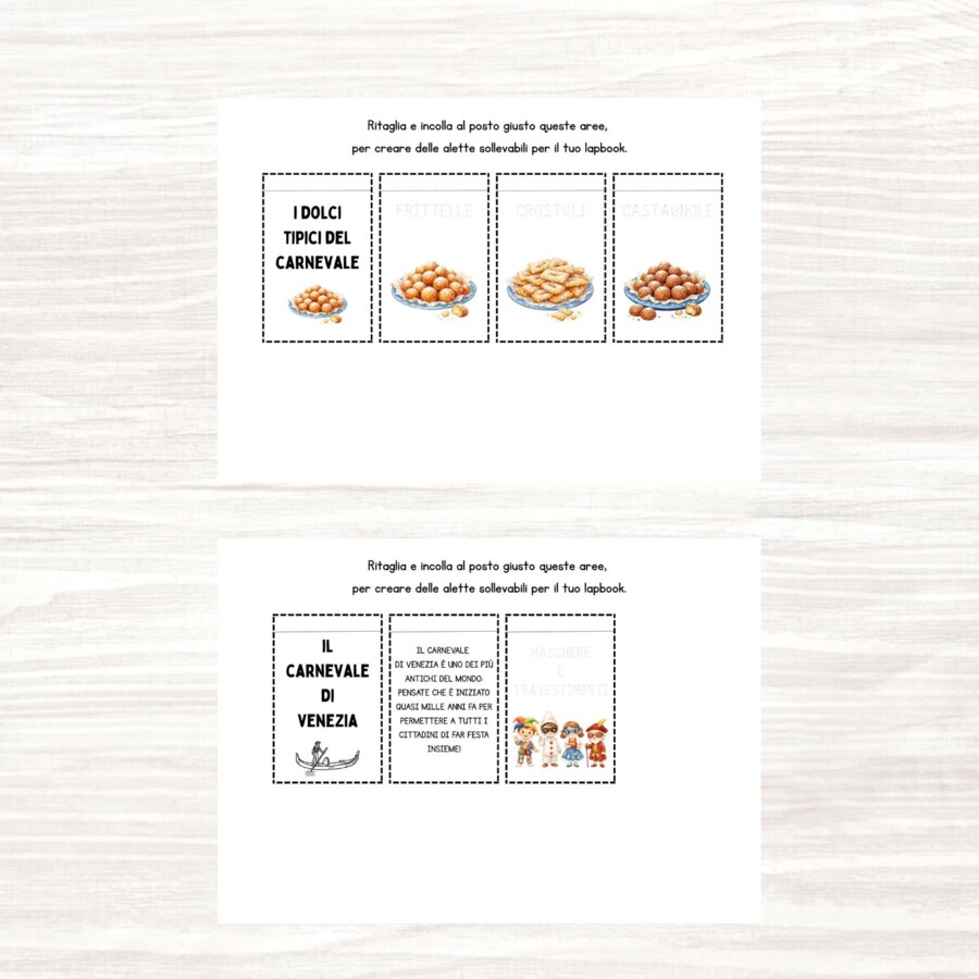 Lapbook di Carnevale